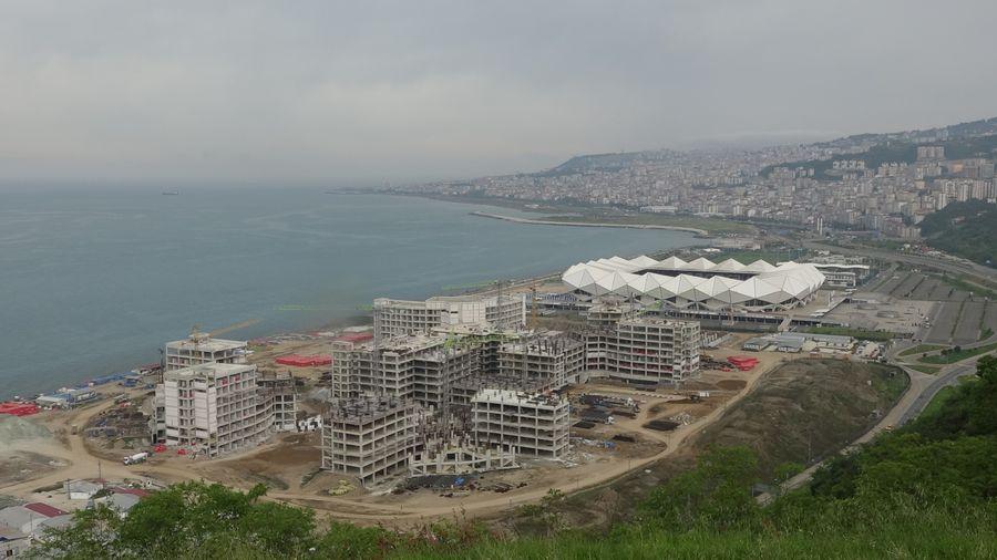 Trabzon Şehir Hastanesinde kaba inşaat tamamlandı