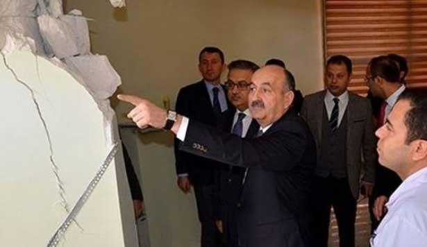 Sağlık Bakanı Müezzinoğlu Cizre Devlet Hastanesin'i ziyaret etti