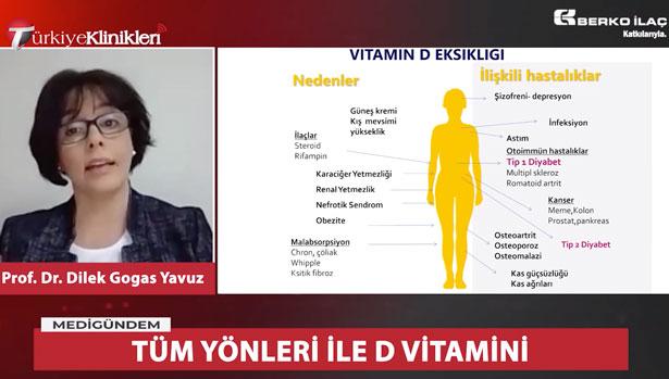 Prof. Dr. Dilek Gogas Yavuz anlattı: Tüm Yönleri ile D vitamini