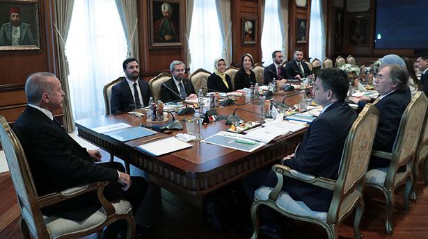 Cumhurbaşkanı Erdoğan, Sağlık ve Gıda Politikaları Kuruluyla toplantı yaptı