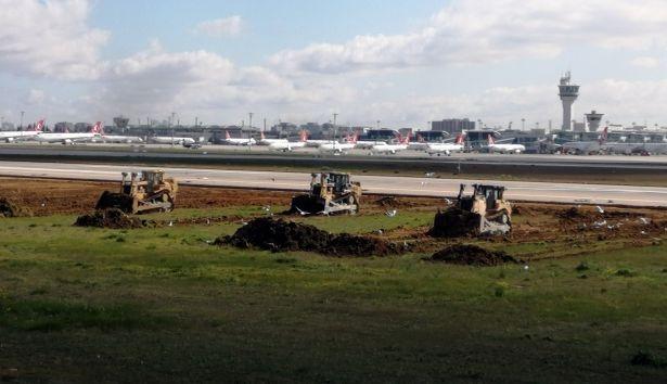 Atatürk Havalimanı'ndaki hastanenin kazı çalışmaları sürüyor
