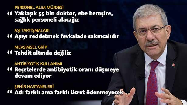 Sağlık Bakanı Ahmet Demircan: Sağlık çalışanlarımızın şartlarını iyileştirmek için bir yasal çalışma yapıyoruz