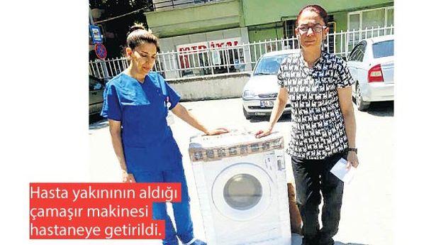 Hemşire ile kendisini tehdit eden şahıs doğumhaneye 'çamaşır makinesi' alma  şartı ile uzlaştı