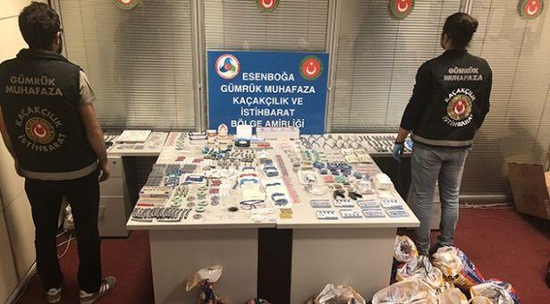 Ankara'da kaçak dişçilik ekipmanı operasyonu: 2 buçuk milyon dişçilik malzemesi