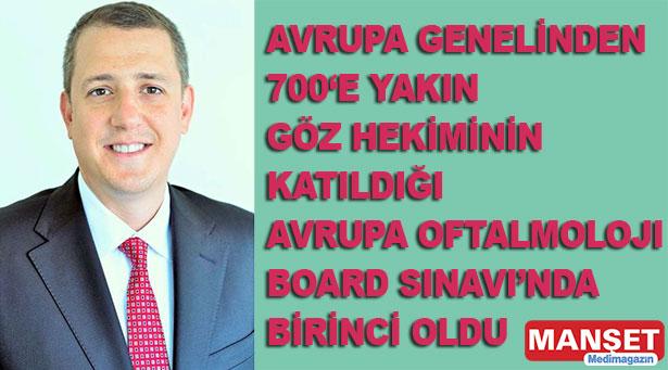 Türk Doktor Avrupa Board Sınavından birincilikle döndü