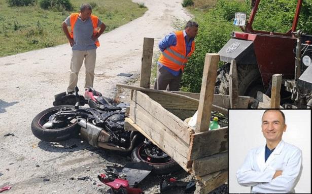 İki çocuk babası doktor motosiklet kazasında hayatını kaybetti