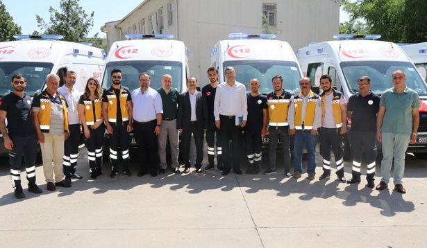 Sağlık Bakanlığından Şanlıurfa'ya sekiz yeni ambulans gönderildi