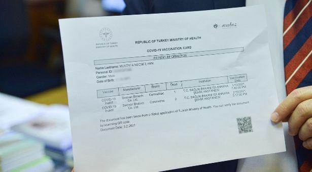 e-Nabız üzerinden oluşturulacak 'aşı kartı', 'aşı pasaportu' olarak gösterilebilir