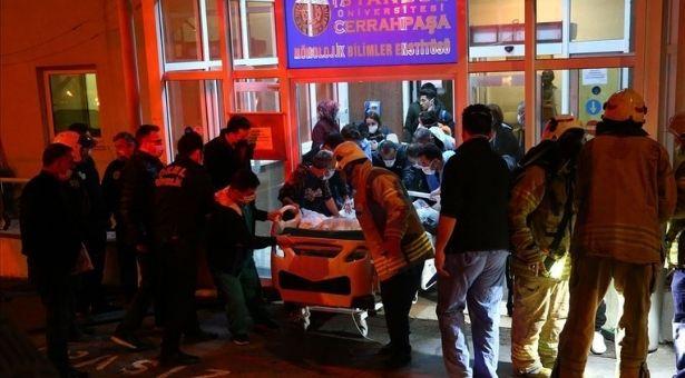 İstanbul Üniversitesi Cerrahpaşa Tıp Fakültesinde yangın: Hastalar önlem amaçlı binadan çıkarıldı
