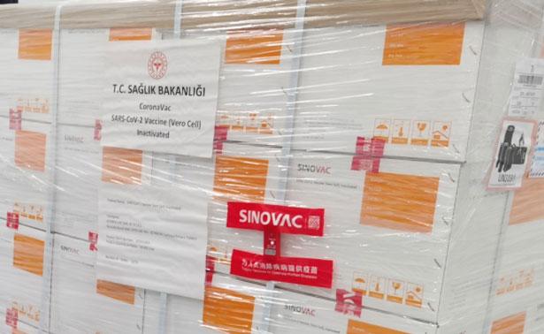 Sağlık Bakanlığı: 5 milyon doz Sinovac aşısı bugün Türkiye'ye ulaştı