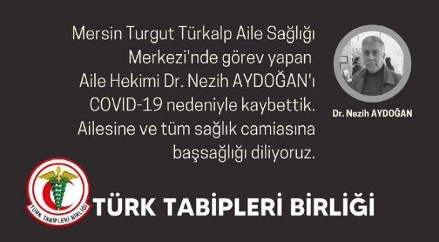 Dr. Nezih Aydoğan COVID-19 sebebiyle hayatını kaybetti