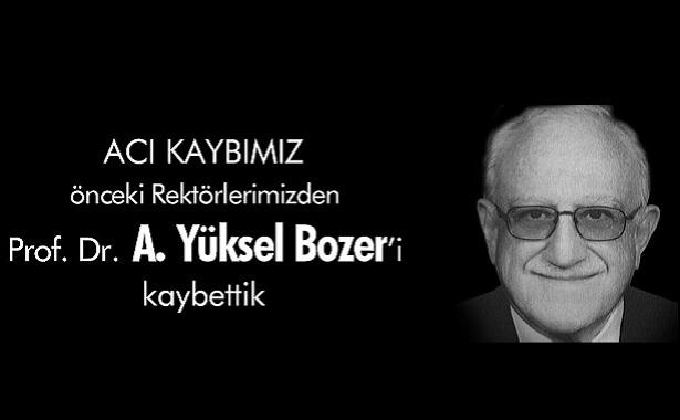 Hacettepe Üniversitesi Kalp ve Damar Cerrahisi Ana Bilim Dalı Kurucusu Prof. Dr. Yüksel Bozer vefat etti 