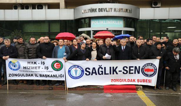 Zonguldak'ta 'doktora şiddet' kınandı!
